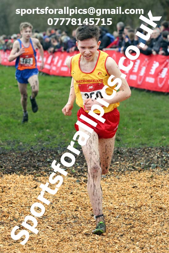 Junior boys, 2020 New Balance English Schools Champs., Sefton Park, Liverpool. Photo: David T. Hewitson/Sports for All Pics